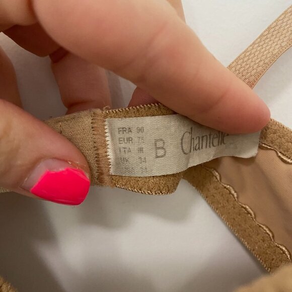 Chantelle Beige T Shirt Bra Size 34B - Picture 4 of 5